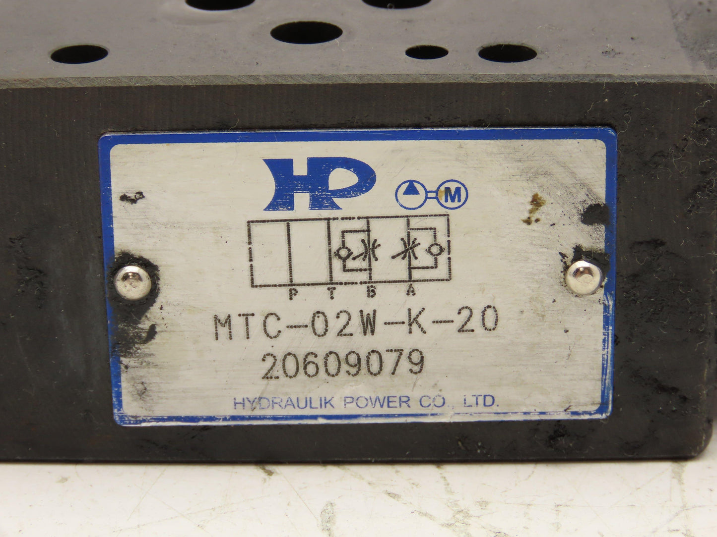 Northman HP MTC-02W-K-20 Modular Throttle Check Valve