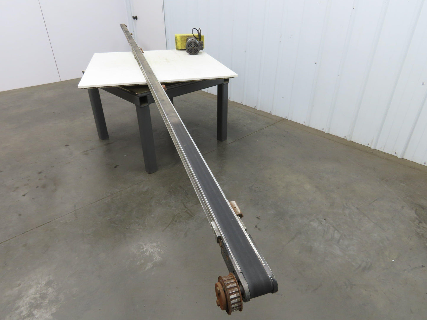 QC Industries 1-7/8" x 192" Small Parts Belt Conveyor 68FPM 230/460V 3PH