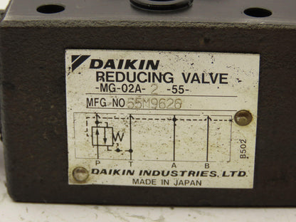 Daikin MG-02A-2-55 Hydraulic Pressure Reducing Stack Valve D03