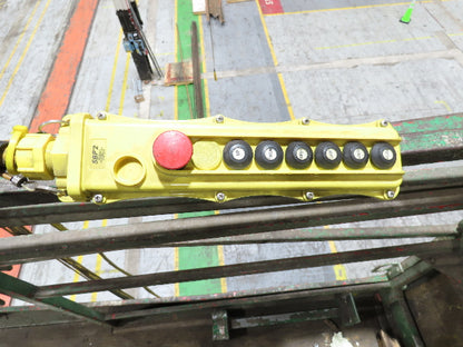 Cleveland Tramrail P&H 5 Ton Single Girder Underhung Bridge Crane 45' 10" Span