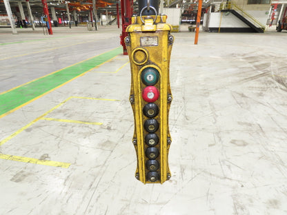 Cleveland Tramrail P&H 1 Ton Single Girder Underhung Bridge Crane 45' 10" Span
