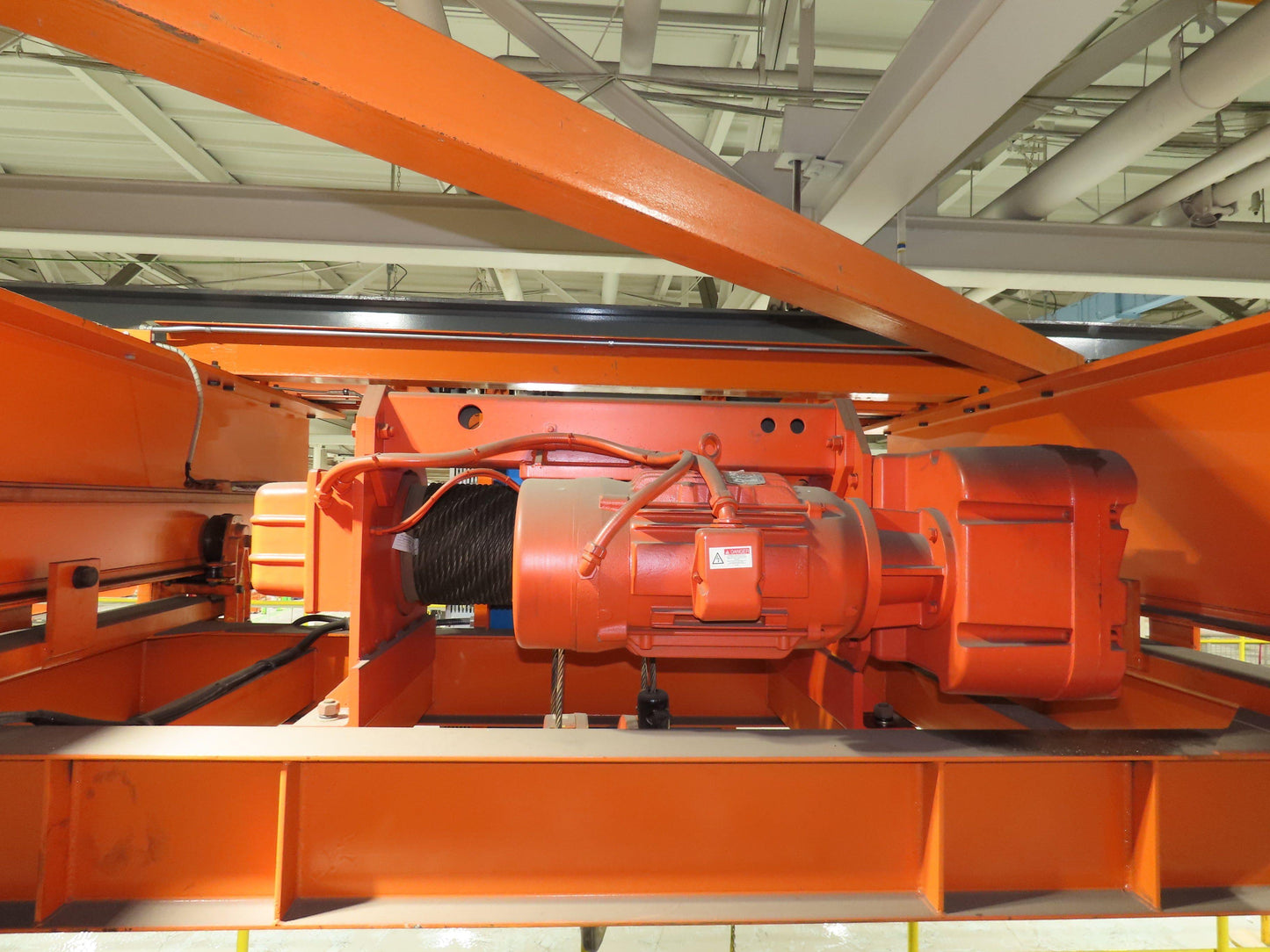 Acco Wright 7.5 Ton Double Girder Underhung Bridge Crane 18' 3" Span Work Rated