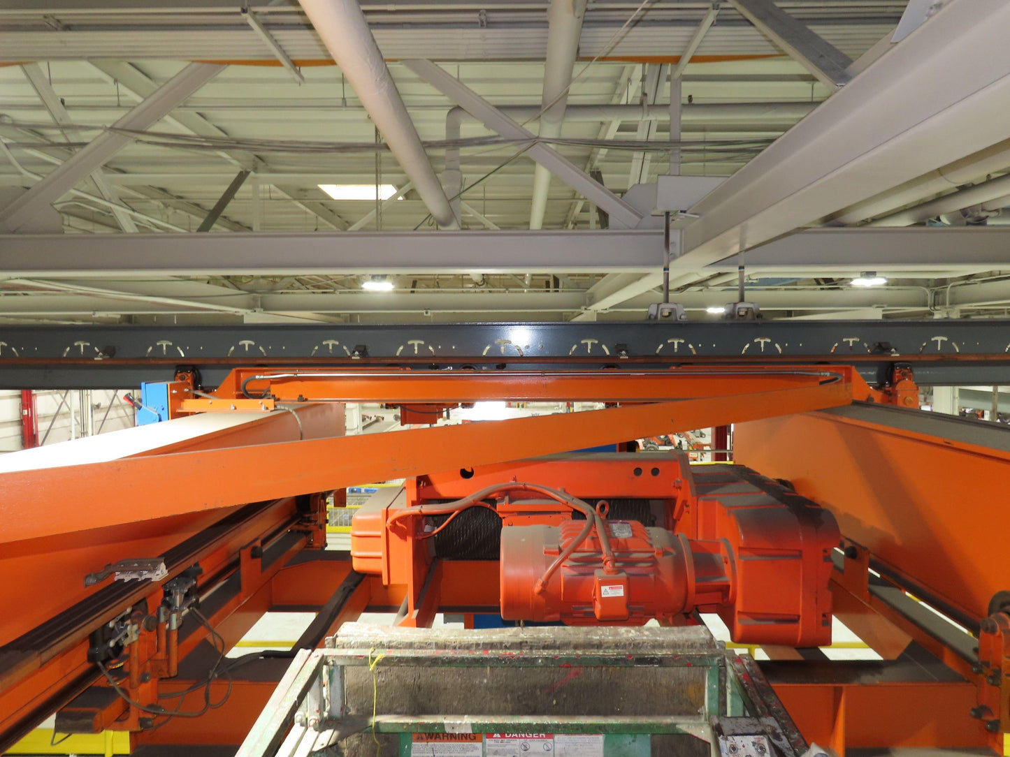 Acco Wright 7.5 Ton Double Girder Underhung Bridge Crane 18' 3" Span Work Rated