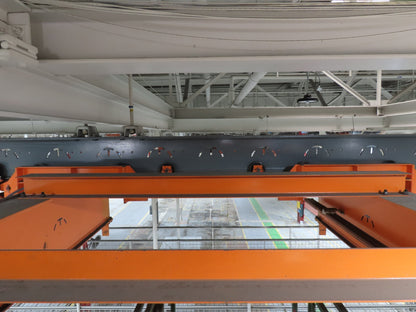 Acco Wright 7.5 Ton Double Girder Underhung Bridge Crane 18' 3" Span Work Rated