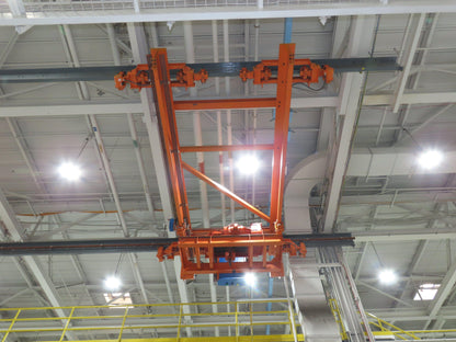 Acco Wright 7.5 Ton Double Girder Underhung Bridge Crane 18' 3" Span Work Rated