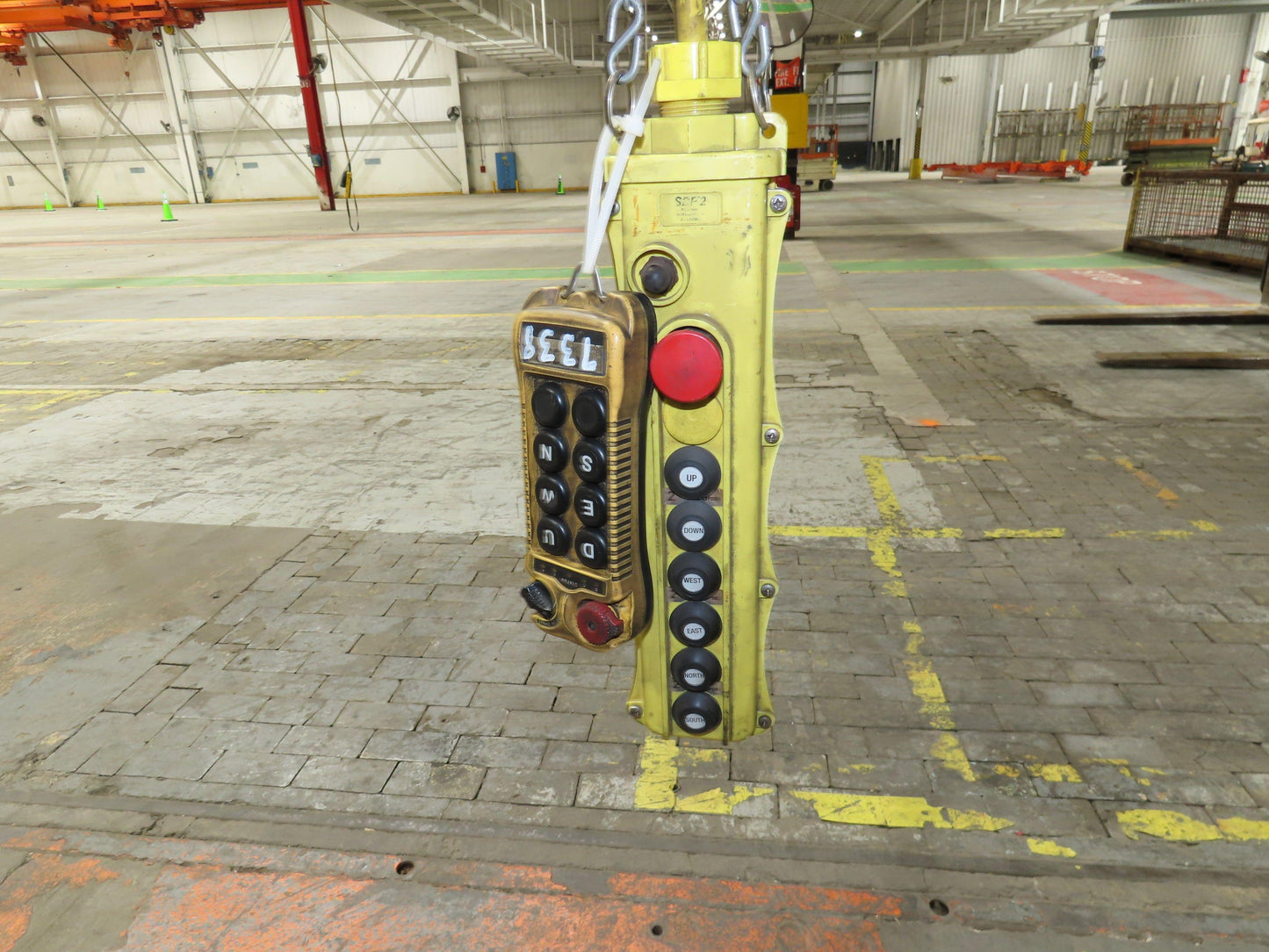 Acco Wright 7.5 Ton Double Girder Underhung Bridge Crane 18' 3" Span Work Rated