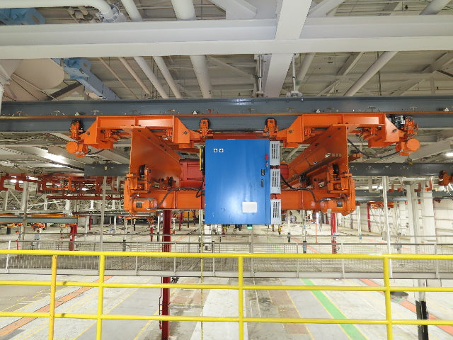 Acco Wright 7.5 Ton Double Girder Underhung Bridge Crane 18' 3" Span Work Rated