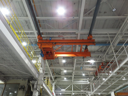 Acco Wright 7.5 Ton Double Girder Underhung Bridge Crane 18' 3" Span Work Rated