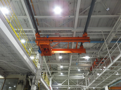 Acco Wright 7.5 Ton Double Girder Underhung Bridge Crane 18' 3" Span Work Rated