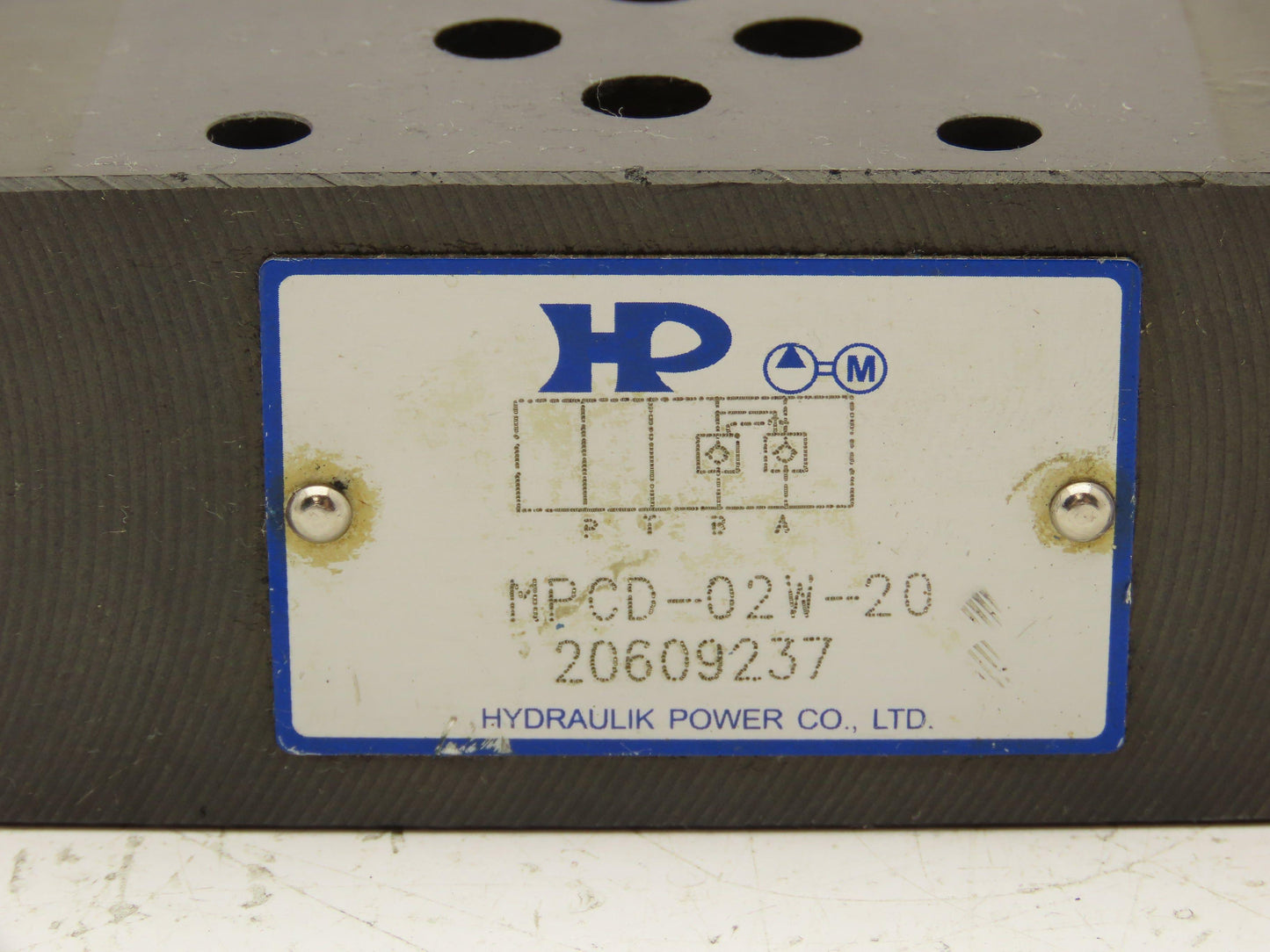 Northman HP MPCD-02W-20 Hydraulic Modular Pilot Operated Check Valve