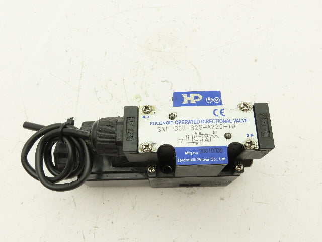 Northman HP SWH-G02-B2S-A220-10 Solenoid Operated Directional Control Valve