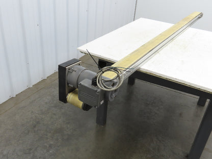 MK North America GUF-P Low Profile Belt Conveyor 96"L x 3.5"W Belt 111fpm