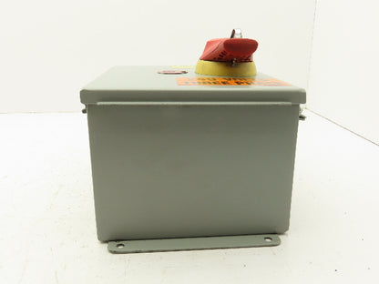 Wiegmann B100806CH Wall Mount Electrical Enclosure 10x8x6" With Disconnect