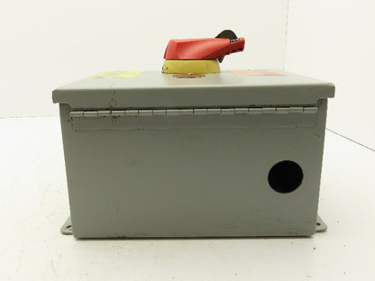 Wiegmann B100806CH Wall Mount Electrical Enclosure 10x8x6" With Disconnect