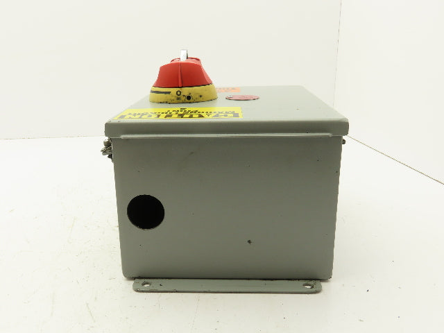 Wiegmann B100806CH Wall Mount Electrical Enclosure 10x8x6" With Disconnect