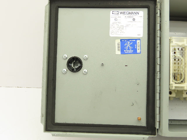 Wiegmann B100806CH Wall Mount Electrical Enclosure 10x8x6" With Disconnect