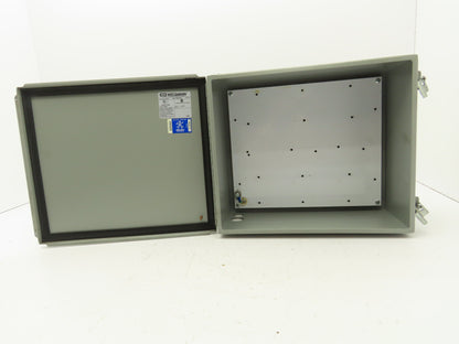 Wiegmann B141206CHS Wall Mount Electrical Enclosure 14x12x6" With Backplate
