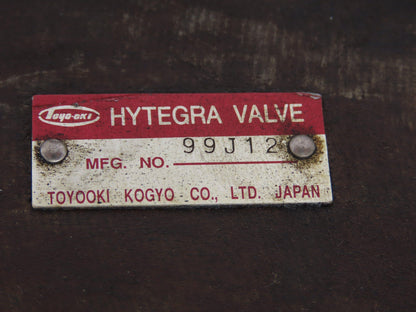 Toyooki Kogyo HFK2H-B-40-S Hytegra Flow Control Throttle Valve 100V Solenoid