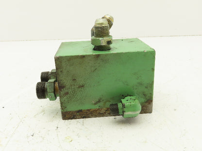 Hydraulic 2 Station Manifold Valve Block D03