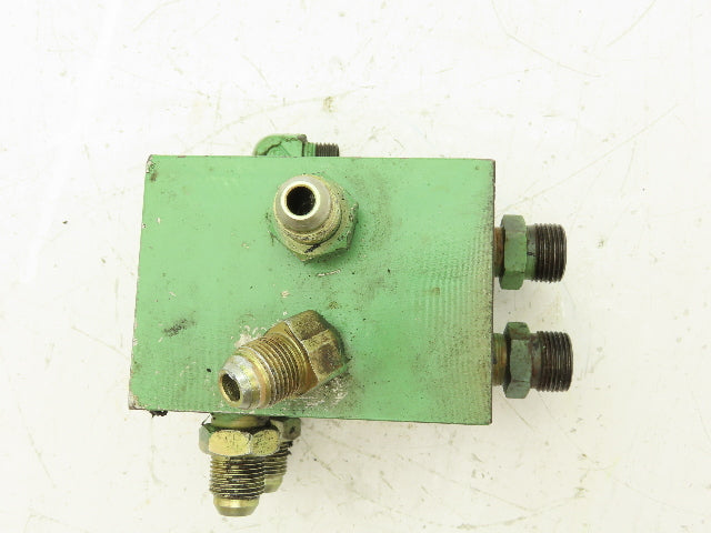 Hydraulic 2 Station Manifold Valve Block D03
