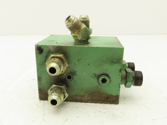 Hydraulic 2 Station Manifold Valve Block D03