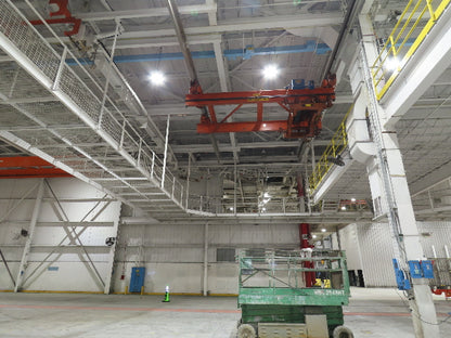 Cleveland Tramrail 11 Ton Double Girder Underhung Bridge Crane 18' 3" Span