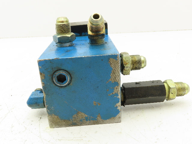 Hydraulic 2 Station Manifold Valve Block D03