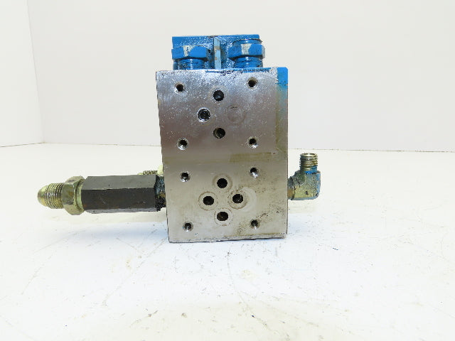 Hydraulic 2 Station Manifold Valve Block D03
