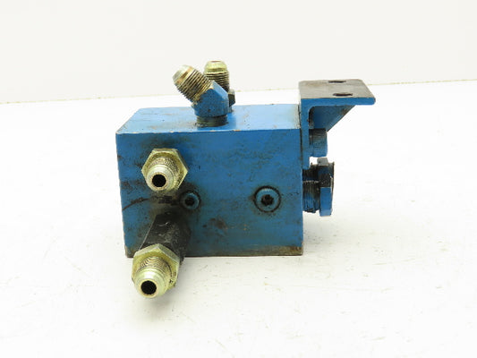 Hydraulic 2 Station Manifold Valve Block D03