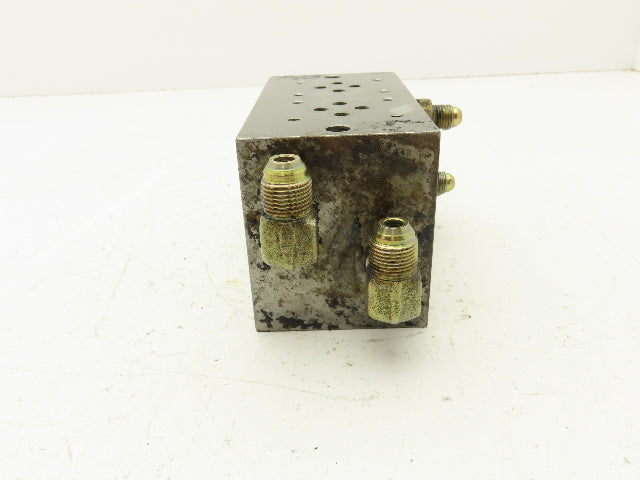 Hydraulic 2 Station Manifold Valve Block D08