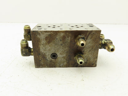 Hydraulic 2 Station Manifold Valve Block D08