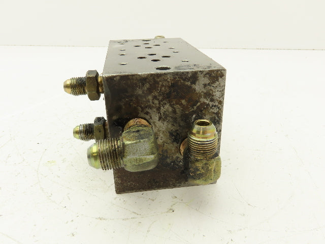 Hydraulic 2 Station Manifold Valve Block D08