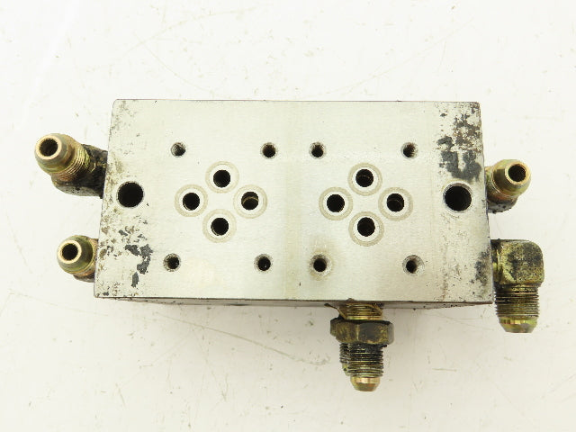 Hydraulic 2 Station Manifold Valve Block D08