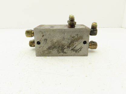 Hydraulic 2 Station Manifold Valve Block D08