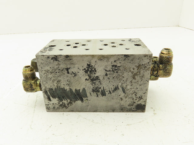 Hydraulic 2 Station Manifold Valve Block D08