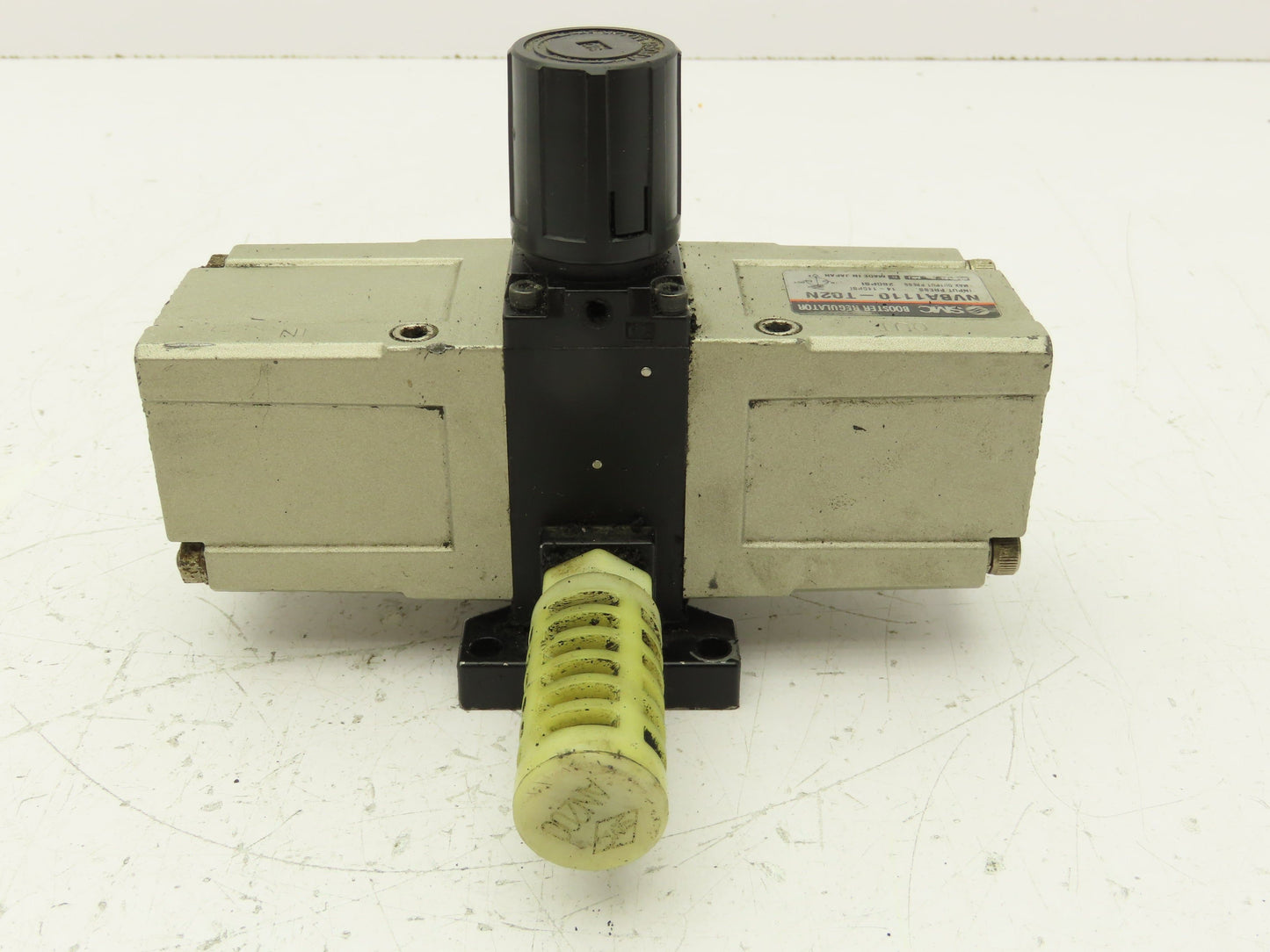 SMC NVBA1110-T02N Pneumatic Booster Regulator Air Valve 1/4" NPT 14-140 PSI