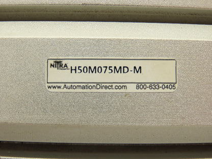 Nitra H50M075MD-M Pneumatic Cylinder 50mm Bore 75mm Stroke 20mm rod OD