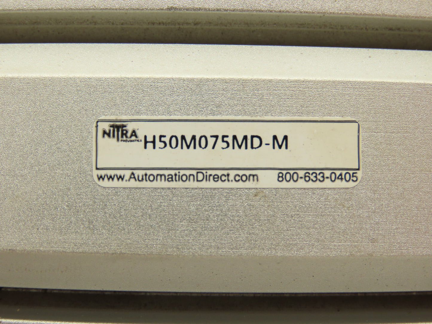 Nitra H50M075MD-M Pneumatic Cylinder 50mm Bore 75mm Stroke 20mm rod OD