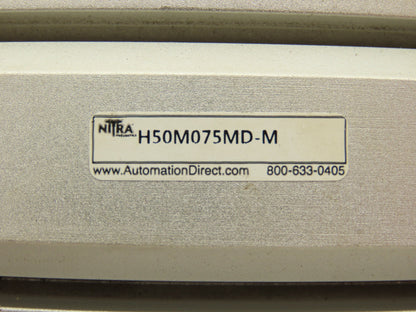 Nitra H50M075MD-M Pneumatic Cylinder 50mm Bore 75mm Stroke 20mm rod OD