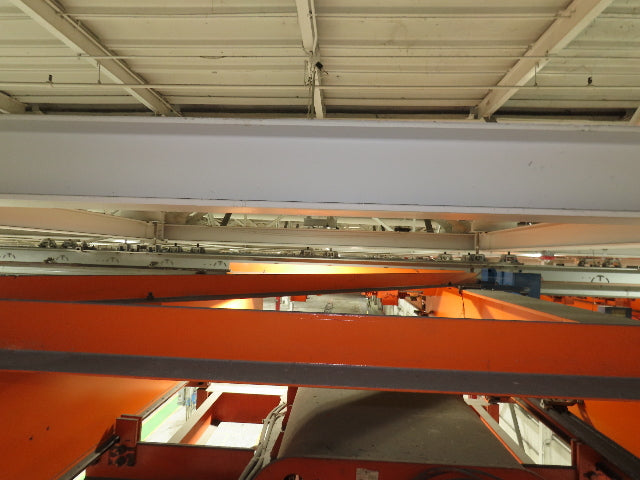 Cleveland Tramrail P&H 10 Ton Double Girder Underhung Bridge Crane 45' 10" Span