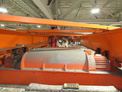 Cleveland Tramrail P&H 6 Ton Double Girder Underhung Bridge Crane 45' 10" Span