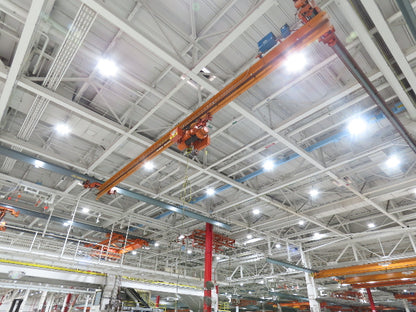 Cleveland Tramrail P&H 4 Ton Single Girder Underhung Bridge Crane 45' 10" Span