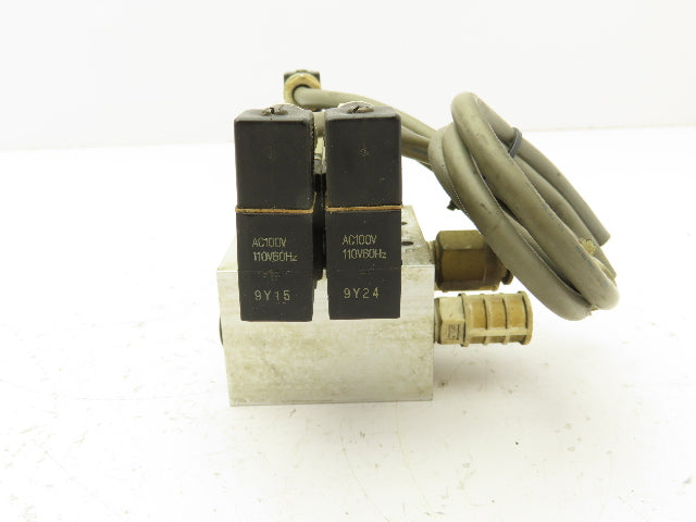 CKD 4KB240-B Pneumatic Solenoid Valve Manifold Base 1/4" NPT