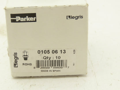 Parker Legris 01050613 Compression Fittings Male Brass 10 Piece