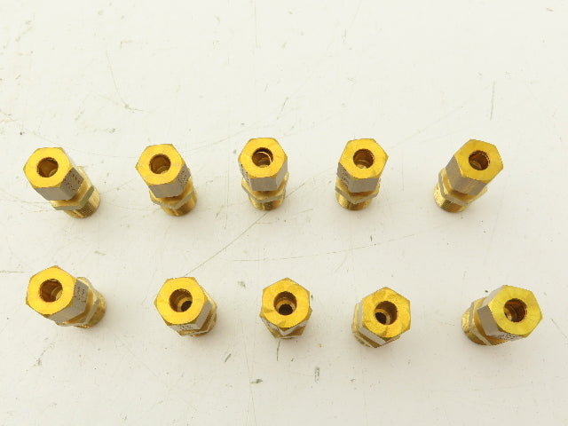 Parker Legris 01050613 Compression Fittings Male Brass 10 Piece