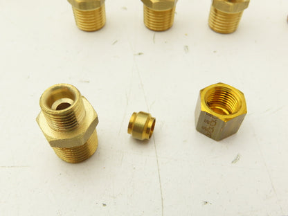 Parker Legris 01050613 Compression Fittings Male Brass 10 Piece