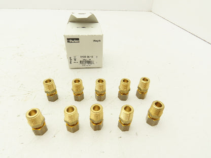 Parker Legris 01050613 Compression Fittings Male Brass 10 Piece