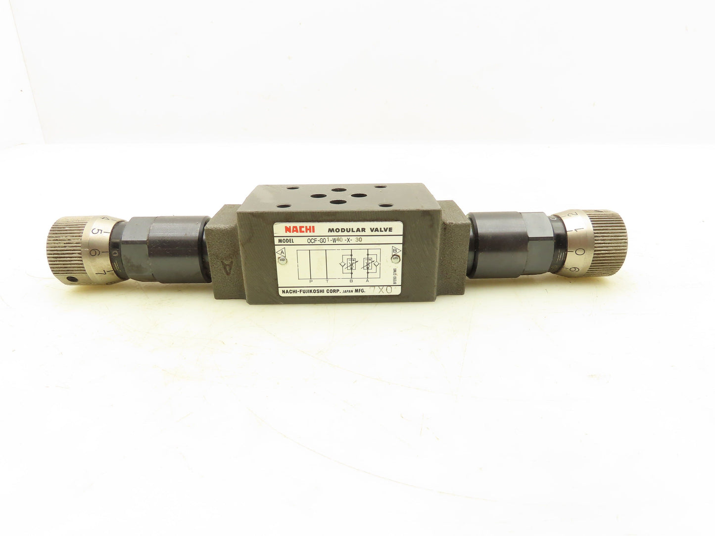 Nachi OCF-G01-W40-X-30 Hydraulic Modular Flow Control Valve