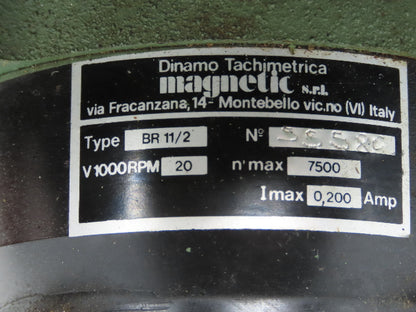 Sicme Motori L2-PVA/V1-V5 Electric DC Motor 8kW 6000 RPM 400V 27A