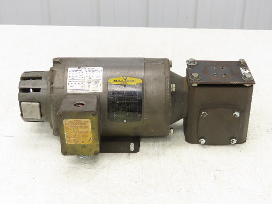 Baldor IDNM3538 Gearmotor .5Hp 230/460V 3PH 60:1 Reducer 29rpm LH 56C